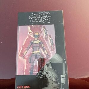 Star Wars Black Series Zorii Bliss Figure with Red and Gold